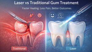 Lazerle Ağrısız Diş Eti Tedavisi ve Estetiği 2026 | Luna Dental Klinik Ankara
